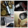 9-in-1 Multi-Function LED Solar/Electricity Rechargeable Flashlight--With Alarm Sound