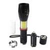 1300909190-797786930.jpg 2 IN 1(XPE+COB) Rechargeable Zoomable Flashlight(250m beam). Removable 18650 Battery. AAA batteries Compatible
