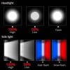 9-in-1 Multi-Function LED Solar/Electricity Rechargeable Flashlight--With Alarm Sound