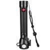 9-in-1 Multi-Function LED Solar/Electricity Rechargeable Flashlight--With Alarm Sound