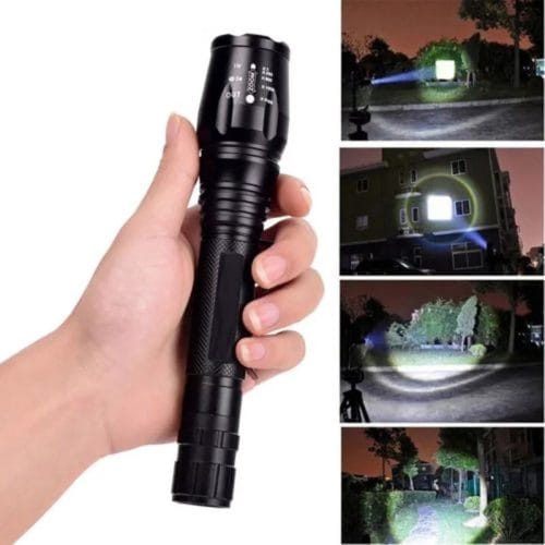300m Beam V.2 LEDFlashlight 18650 T6 XML. Torch + 18650 + Charger