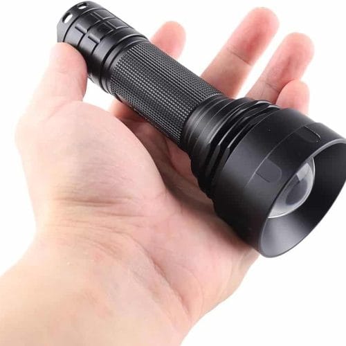 0.8Km Convoy Z1 Zoomable Long Range Flashlight Rechargeable torch - 2000lm