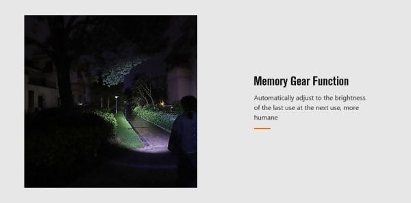 280m Convoy S21A Rechargeable Flashlight Aluminium- 2300 Lumens, Uses size 18650/21700 battery, 4 Modes