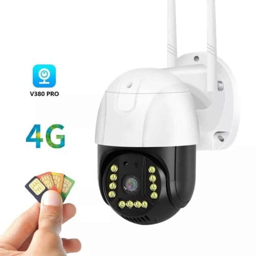 V380 GSM 4G CCTV Camera with a SIM Card Slot 4MP, 1080p