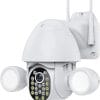 PTZ Cctv IP Camera Bulb/floodlight, 3MP, Tuya App, IR Night Vision, Smart Home