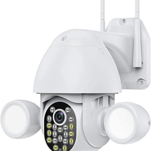PTZ Cctv IP Camera Bulb/floodlight, 3MP, Tuya App, IR Night Vision, Smart Home