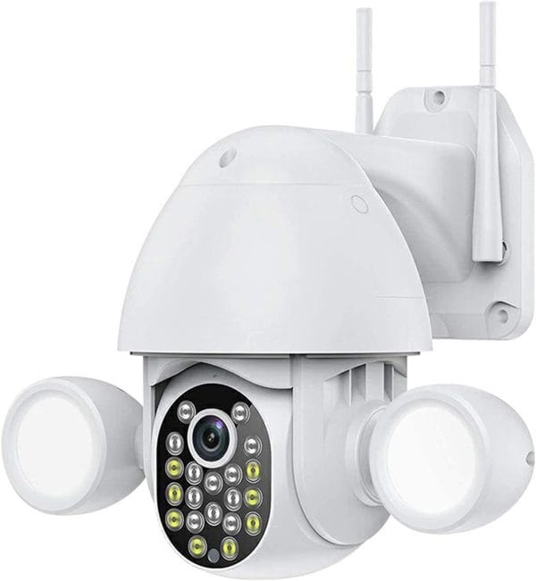 PTZ Cctv IP Camera Bulb/floodlight, 3MP, Tuya App, IR Night Vision, Smart Home