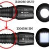 300m Beam V.2 LEDFlashlight 18650 T6 XML. Torch + 18650 + Charger
