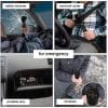 9-in-1 Multi-Function LED Solar/Electricity Rechargeable Flashlight--With Alarm Sound