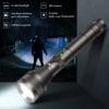 120m PEETPEN L9 - USB Rechargeable Osram LED Flashlight Pocket Torch 4 Modes 500 Lumens 10440 Battery IPX4 Waterproof