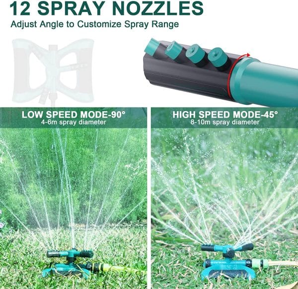 1/2" inch Water sprinkler for garden irrigation