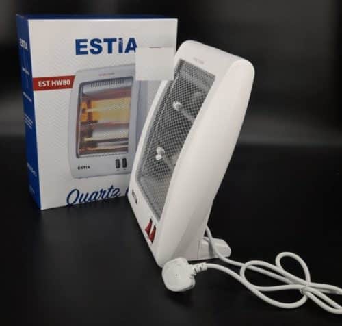 800W Estia Double Quartz Rod Room Space Heater Model EST HW81