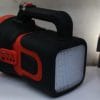 DP-7311 Rechargeable Jumbo Search Light Flashlight torch AC/DC 15 W 7000mAh Powerbank - Black,Red