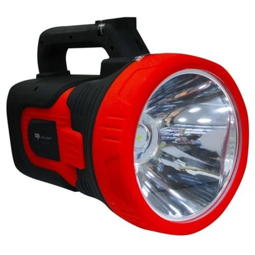 DP-7311 Rechargeable Jumbo Search Light Flashlight torch AC/DC 15 W 7000mAh Powerbank - Black,Red