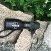 Rechargeable Military Grade LED Tactical Flashlight with CREE bulb.(250m beam) Removable 18650 battery. AAA batteries compatible