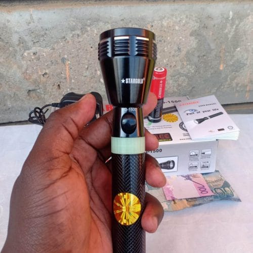 Rechargeable Stargold LED Flashlight (Model SG-1500)