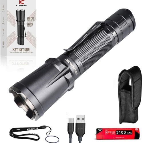Klarus XT11GT PRO Torch Tactical Flashlight With USB