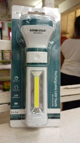 AKKO STAR AK-2112CoB Emergency LED Light Flashlight Torch(SMALL SIZE))