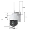 Wifi Solar CCTV Camera PTZ V380 PRO App PTZ