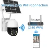 Wifi Solar CCTV Camera PTZ V380 PRO App PTZ