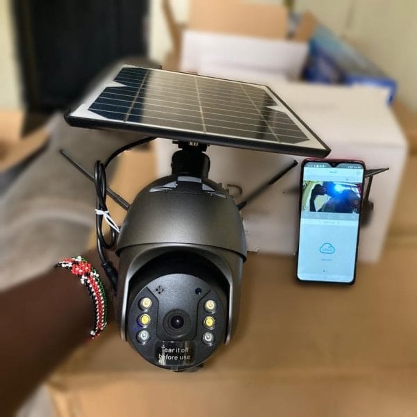 UBOX 4G Solar CCTV Camera with SIM slot PTZ 1080p, 4MP