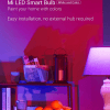 2 Pack--Mi 10W LED Smart Wifi Bulb(White and Color/Hue)..E27