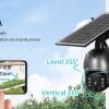 UBOX 4G Solar CCTV Camera with SIM slot PTZ 1080p, 4MP