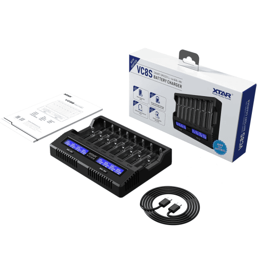 8 Slots 18650 Battery Charger XTAR VC8S
