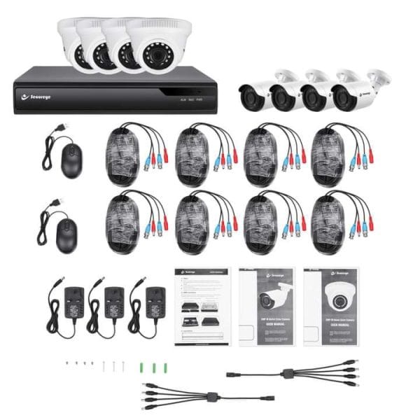 8 Camera CCTV Kit