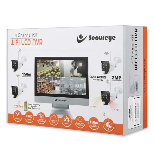 4 Camera Full Kit Monitor