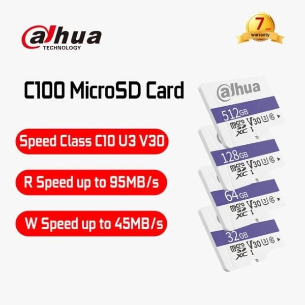 Dahua MicroSD Card Various Sizes