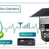 Solar Dual Lens CCTV Ai Camera