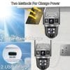 Solar Dual Lens CCTV Ai Camera