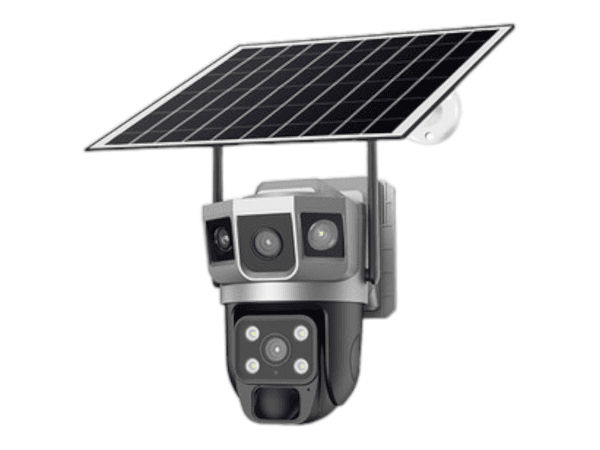 Solar Dual Lens CCTV Ai Camera