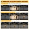Waterproof Outdoor Solar Outdoor Wall Light, Dusk To Dawn Motion Sensor -For Porch,Patio,Garage