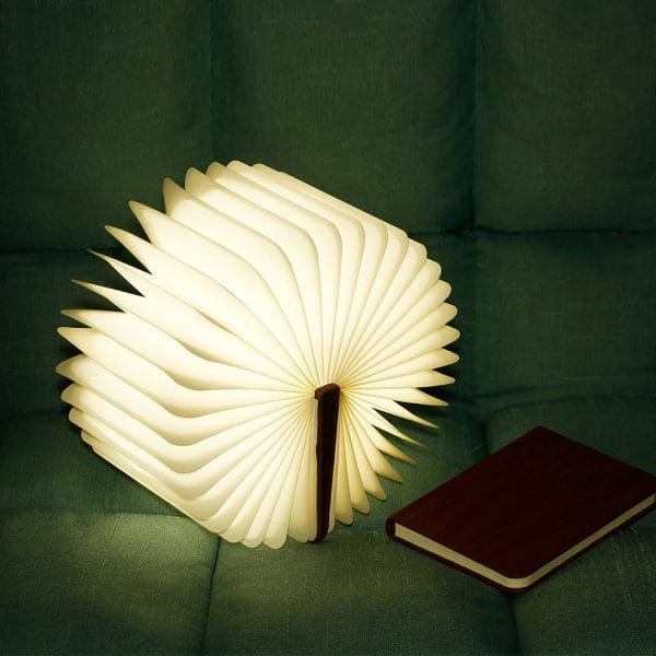 Folding Wooden Book Lamp - Book Light