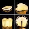 Folding Wooden Book Lamp - Book Light