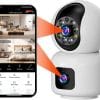 Dual Lens Smart WiFi Indoor Camera ICsee app
