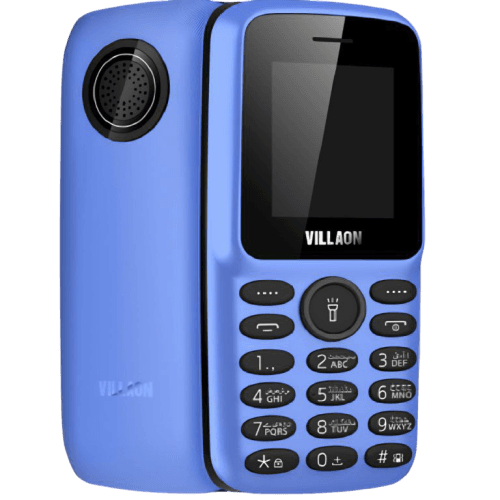 Villaon V110 Dual SIM Feature Phone with Wireless FM, Auto Call Recorder & 1000mAh Battery