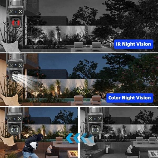 Solar AI Smart CCTV Motion Detection Camera