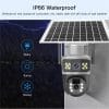 Solar AI Smart CCTV Motion Detection Camera