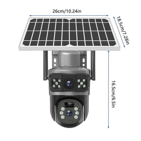Solar AI Smart CCTV Motion Detection Camera