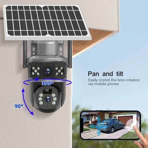 Solar AI Smart CCTV Motion Detection Camera
