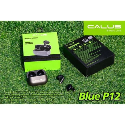 Calus Blue P12 Wireless Earbuds – Premium Sound. All-Day Comfort. Seamless Connectivity