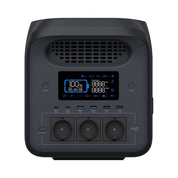 Hinen PS1800 – Ultra-Fast Charging, Long-Lasting LiFePO4 Battery, 2400W Output