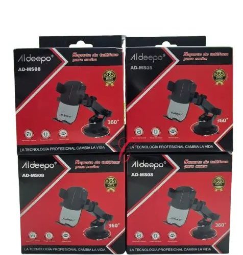 AldeePo AD-MS08 Adjustable Phone Stand with 360° Rotating Base