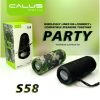 Calus S58 Portable Speaker – Lightweight, Premium Sound, Stylish Matte Finish