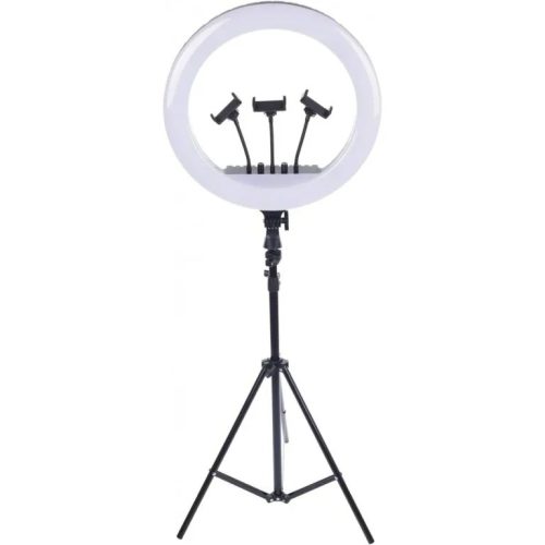 RL-18 18” LED Soft Ring Light – Adjustable Brightness & Color Temperature for Selfies, Makeup, and Video Content