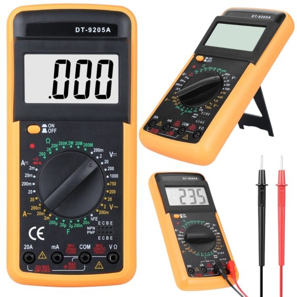 Digital Multimeter DT9205A – Powerful Professional AC/DC Voltage Tester for Electricians in Kenya