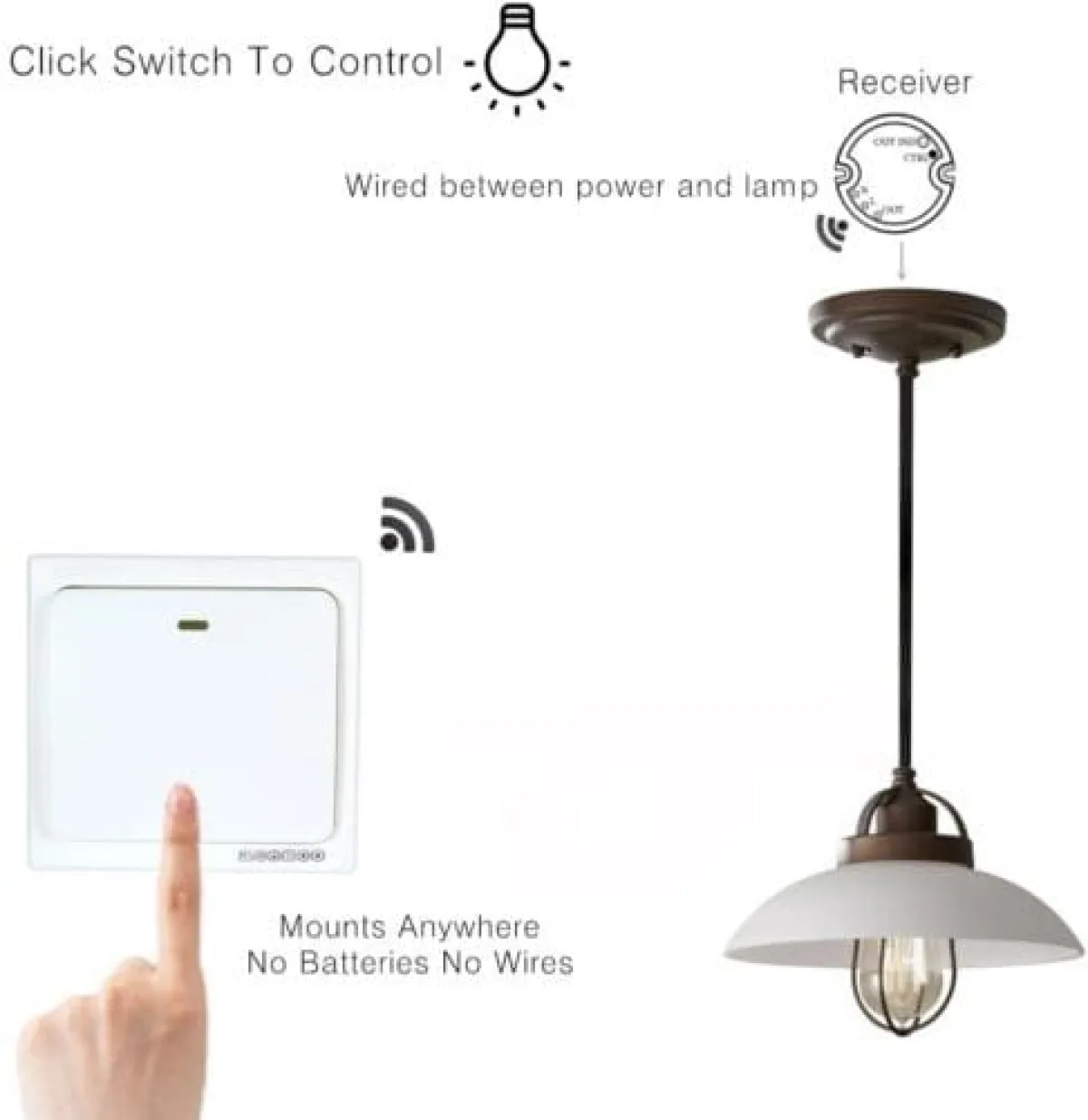 Buy best Kinetic Self Powered Wireless Switches 2 price in Kenya Asili Gadgets KE w1200
